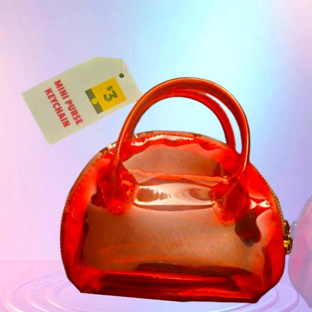 Hot pink coin bag
